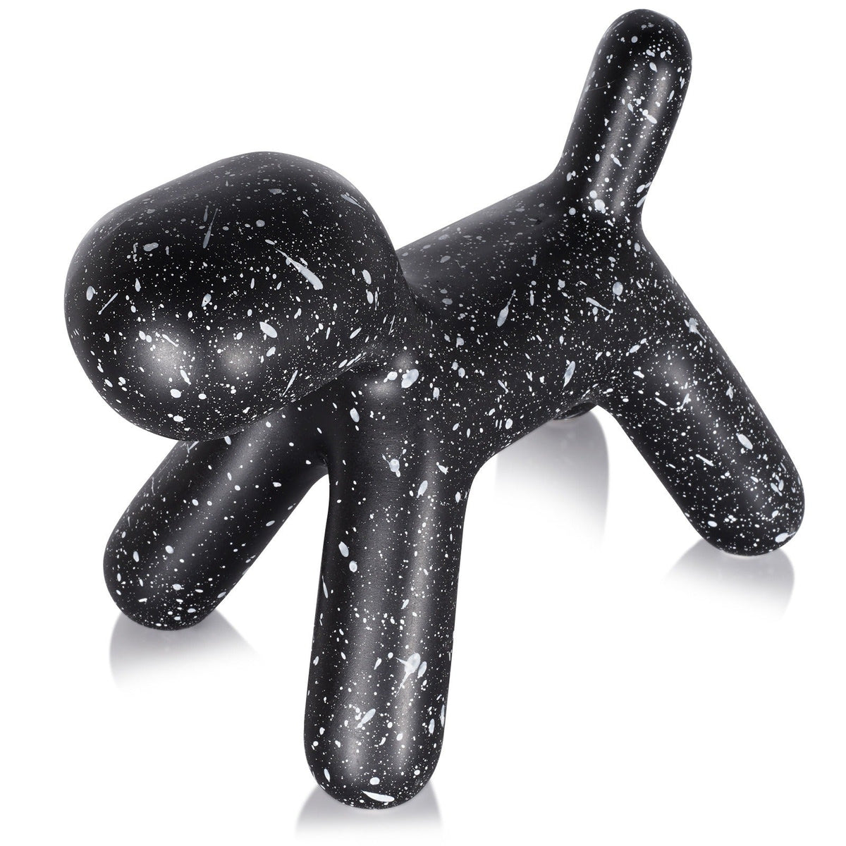 Spotted Dog Resin Sculpture Accent for Modern Decor