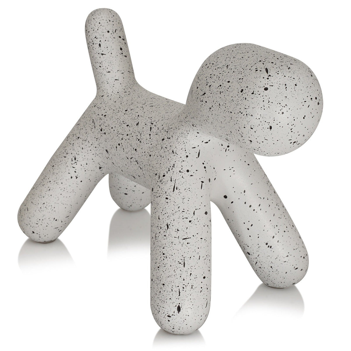 Spotted Dog Resin Sculpture Accent for Modern Decor