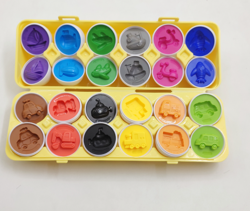Egg Matching Puzzle Toy for Preschool Learning Play