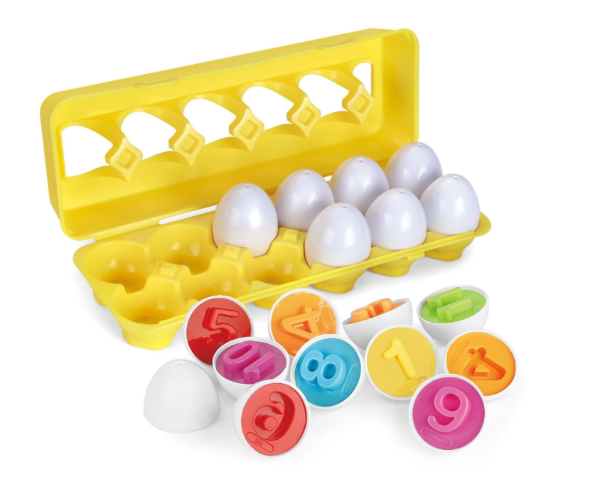 Egg Matching Puzzle Toy for Preschool Learning Play