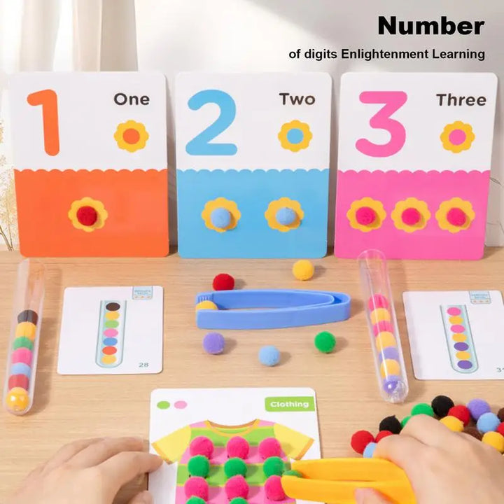 Children's Sorting Board Game for Early Learning Skills