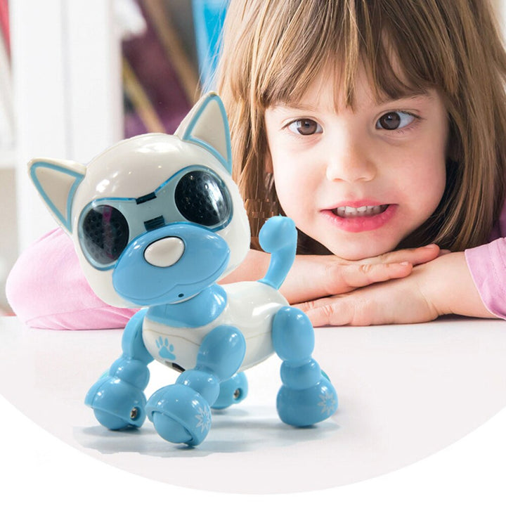 Interactive Robot Dog Toy With Touch-Sensing Games