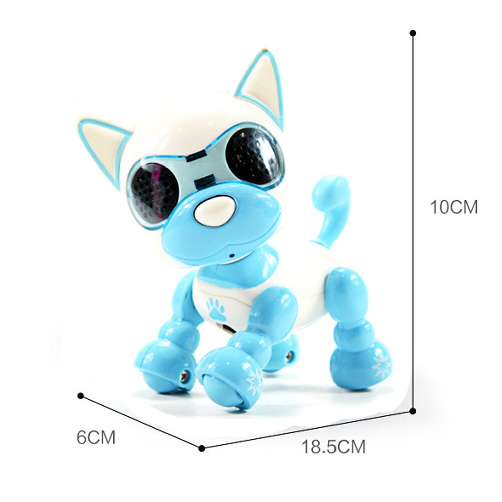 Interactive Robot Dog Toy With Touch-Sensing Games