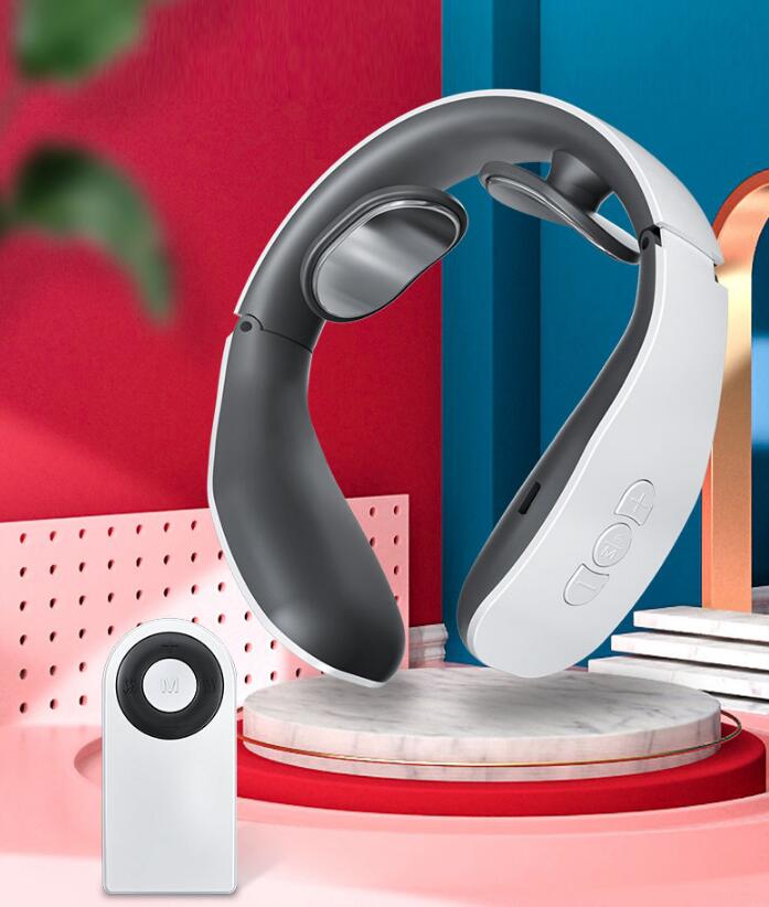 Electric Neck Massager 4 Pulse Modes for Desk Fatigue