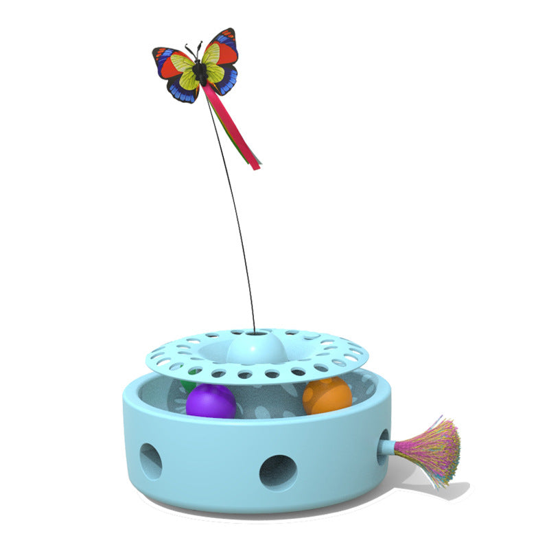 3-in-1 Interactive Cat Toy for Engaging Indoor Play