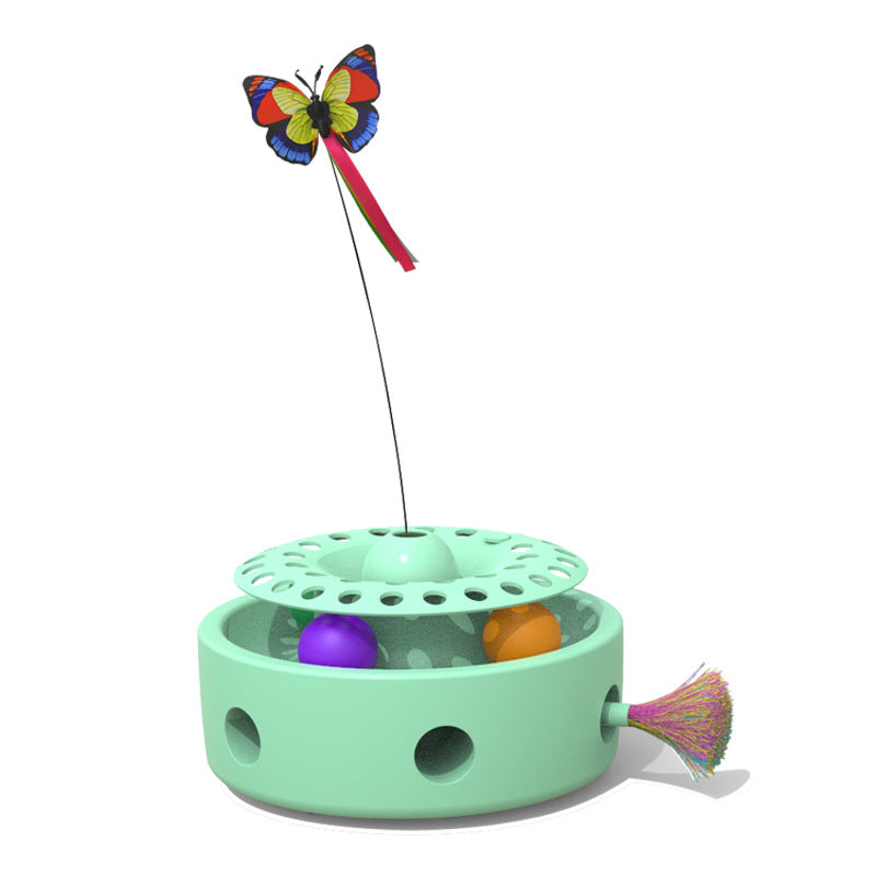 3-in-1 Interactive Cat Toy for Engaging Indoor Play