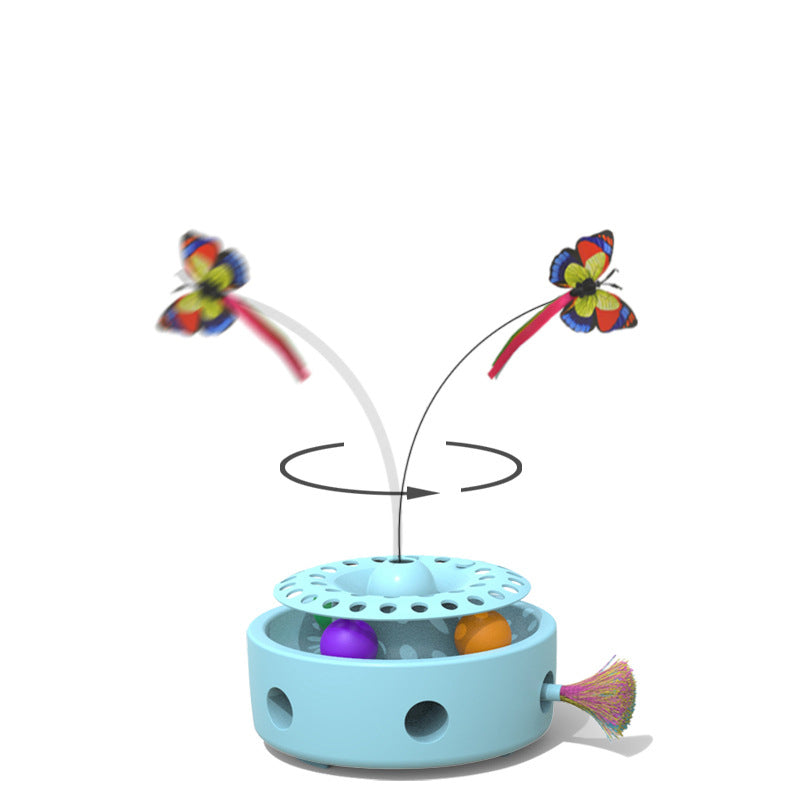 3-in-1 Interactive Cat Toy for Engaging Indoor Play