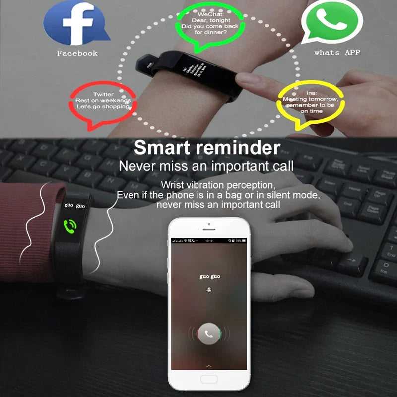Fitness Tracker Watch with Heart Rate and Sleep Tracking