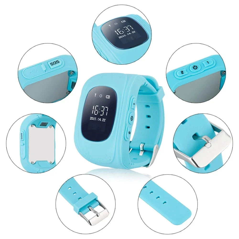 Kids GPS Smartwatch with SOS Button & Location Tracking
