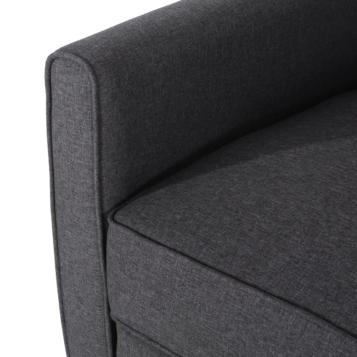 Push Back Recliner Chair for Small Spaces Charcoal