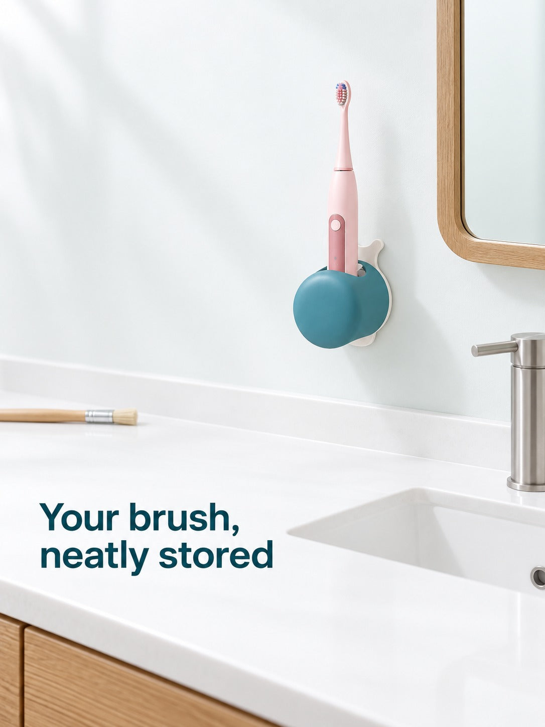 Wall-Mounted Electric Toothbrush Holder, Punch-Free
