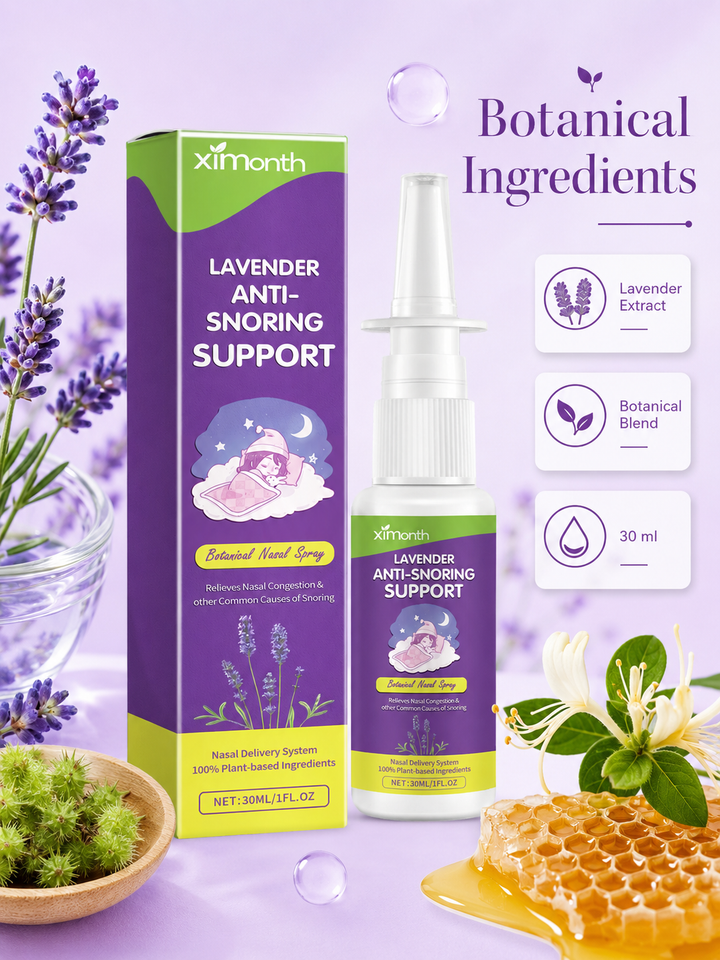 Lavender Anti‑Snoring Nasal Spray — Natural Snore Relief