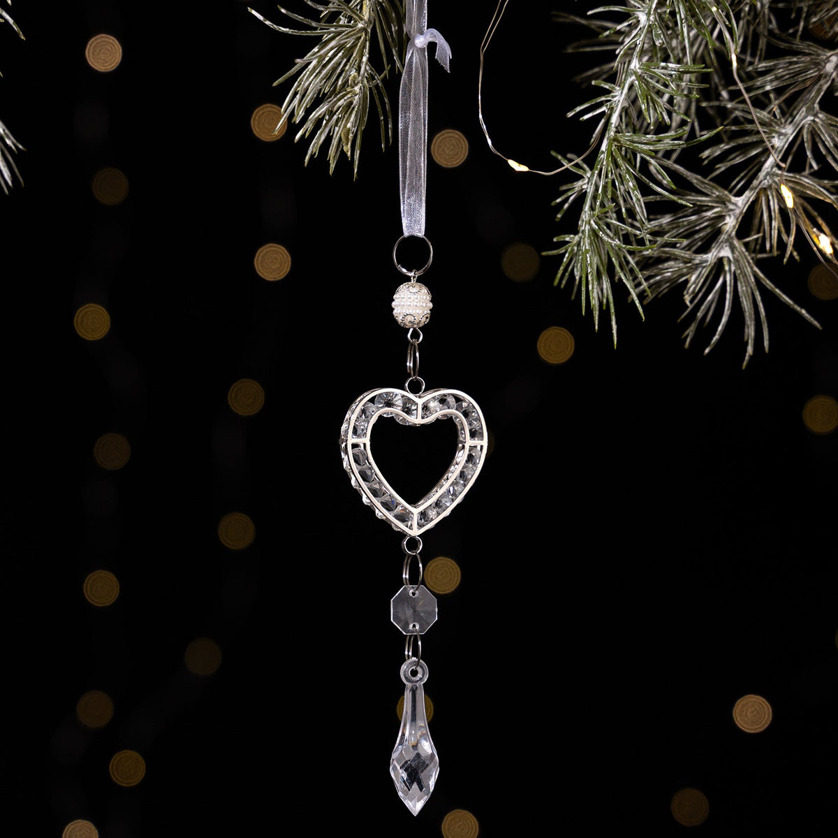 Crystal Christmas Ornaments for Elegant Sparkling Trees