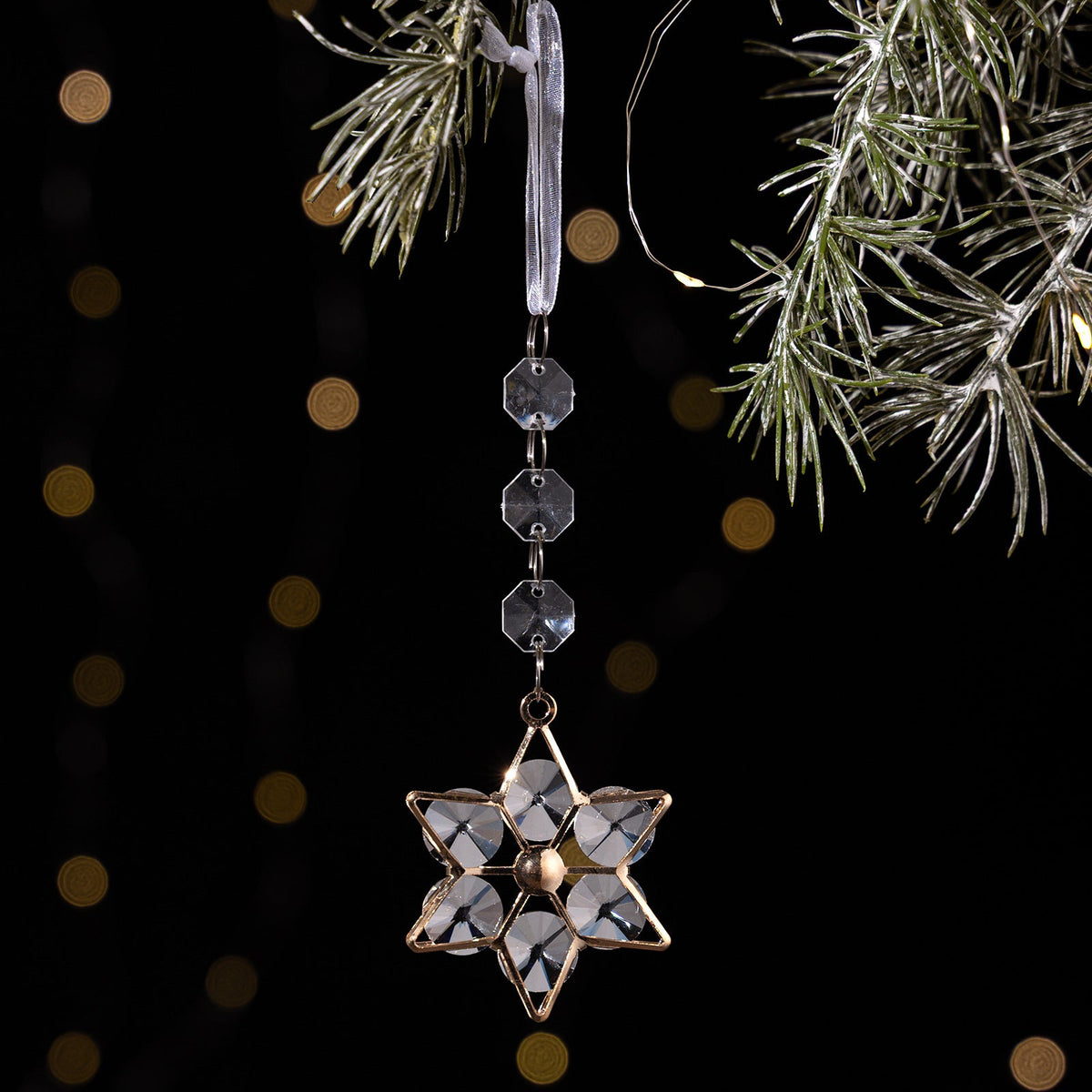 Crystal Christmas Ornaments for Elegant Sparkling Trees