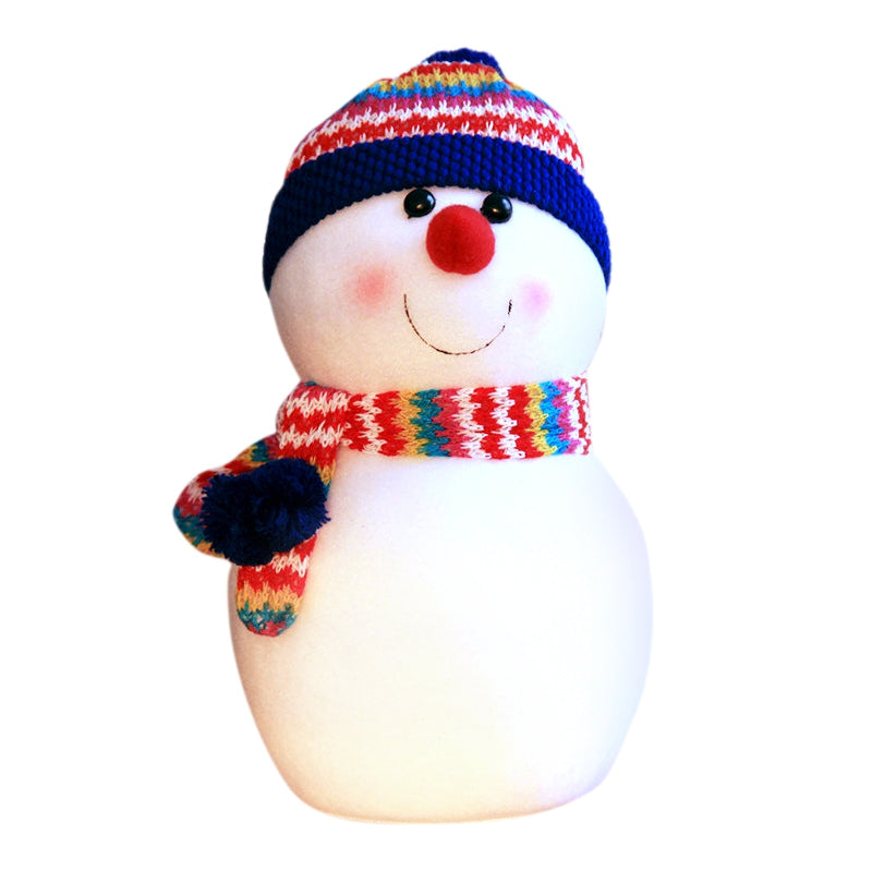 Plush Snowman Christmas Ornament for Cozy Holiday Cheer