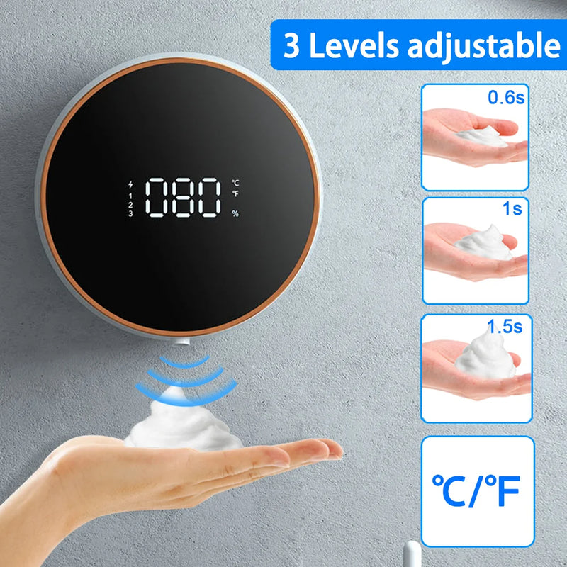 Touchless Foam Soap Dispenser, 3 Adjustable Levels