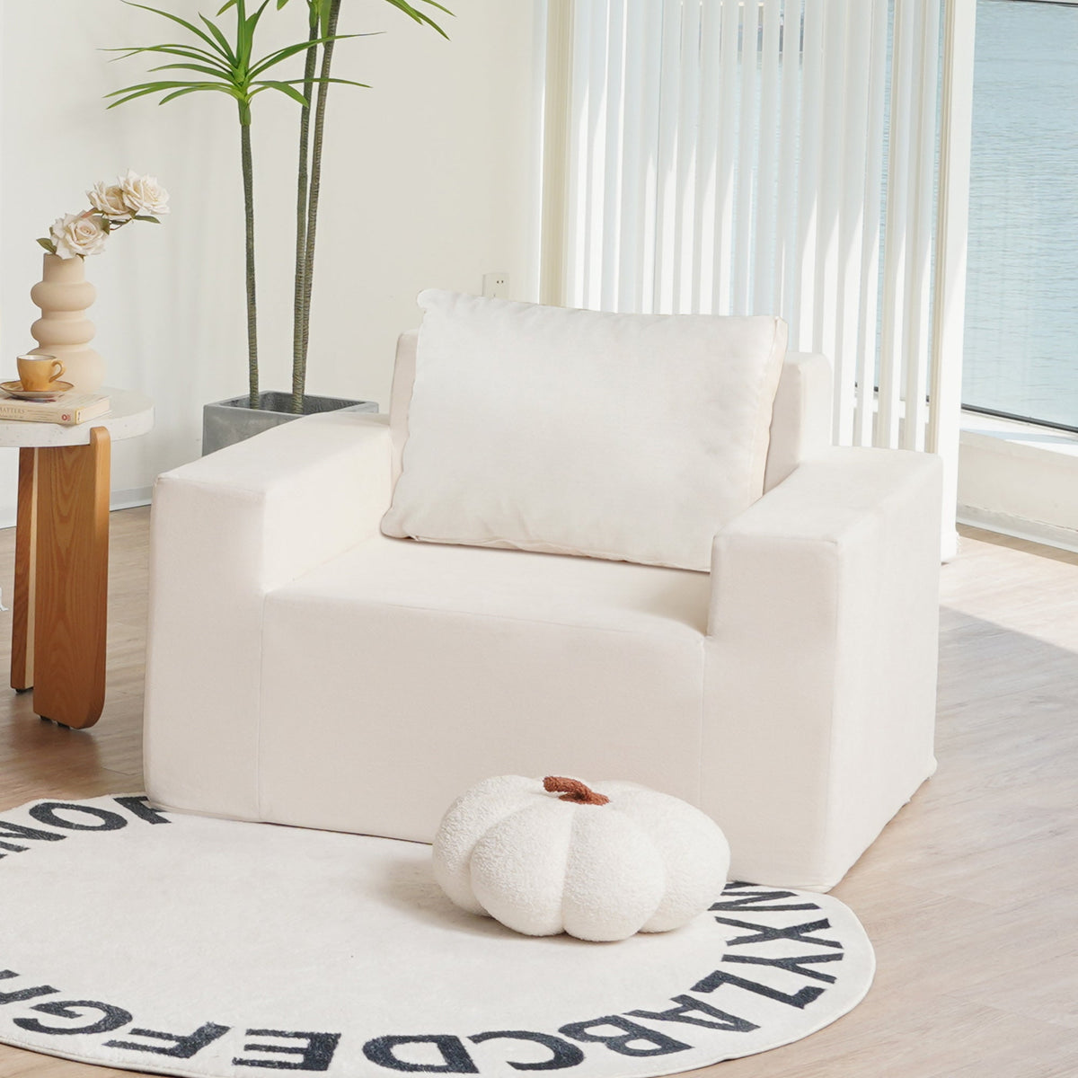 Foam Sofa Couch: Compressed Box Lounge Seat