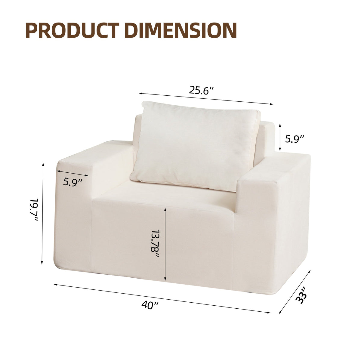 Foam Sofa Couch: Compressed Box Lounge Seat