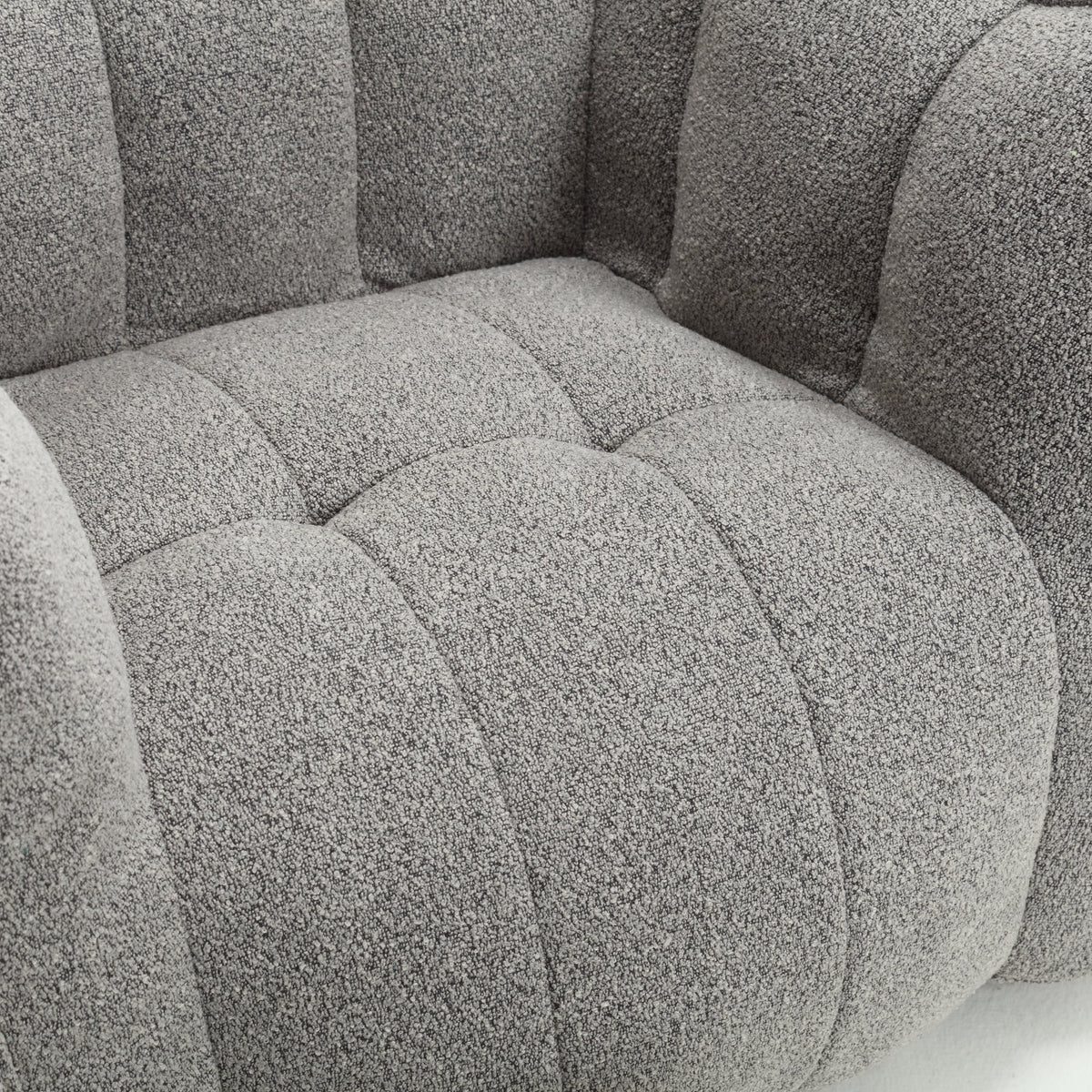 Foam Chip Bean Bag Chair with Footstool for Living Room