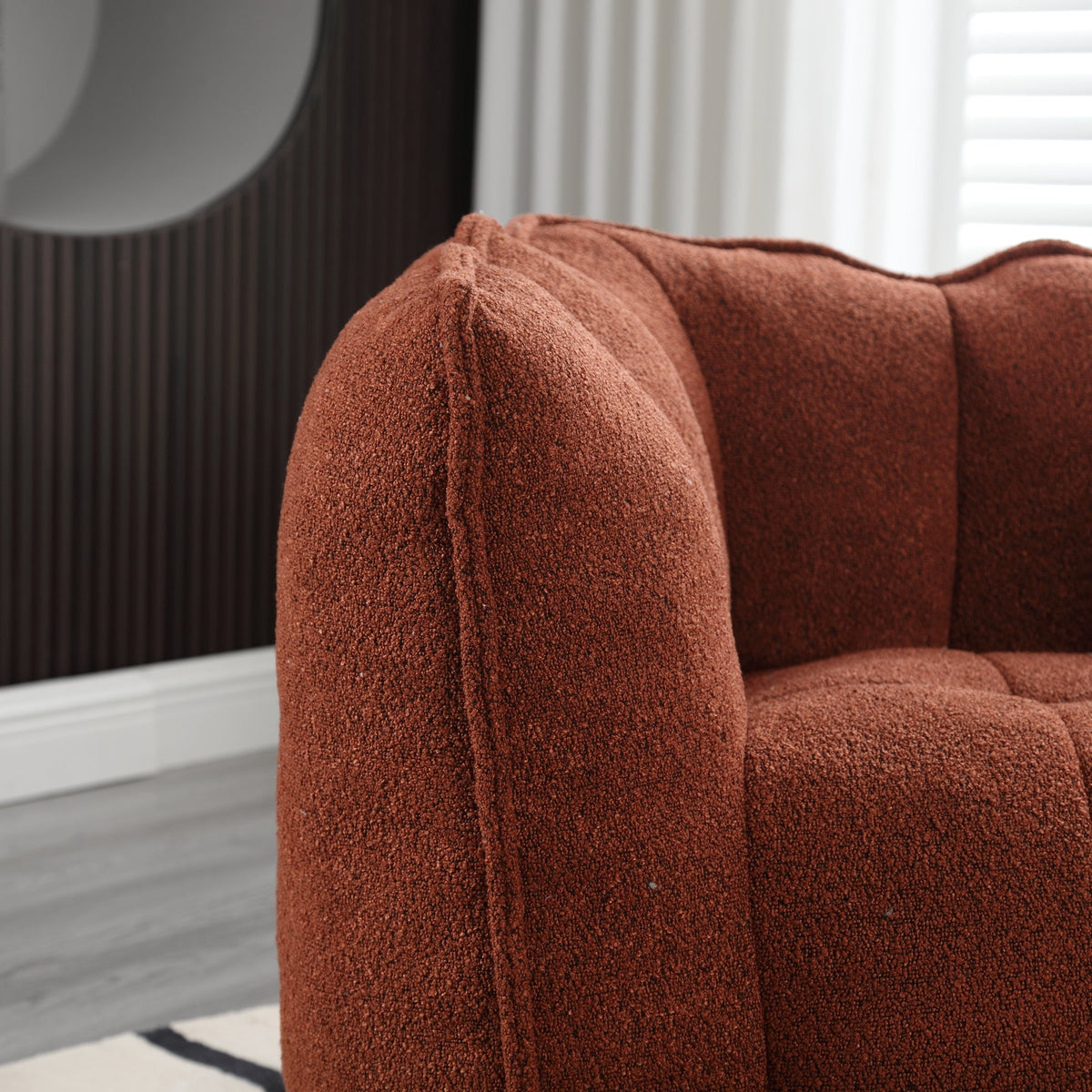 Bean Bag Chair with Footstool for Cozy Living Rooms