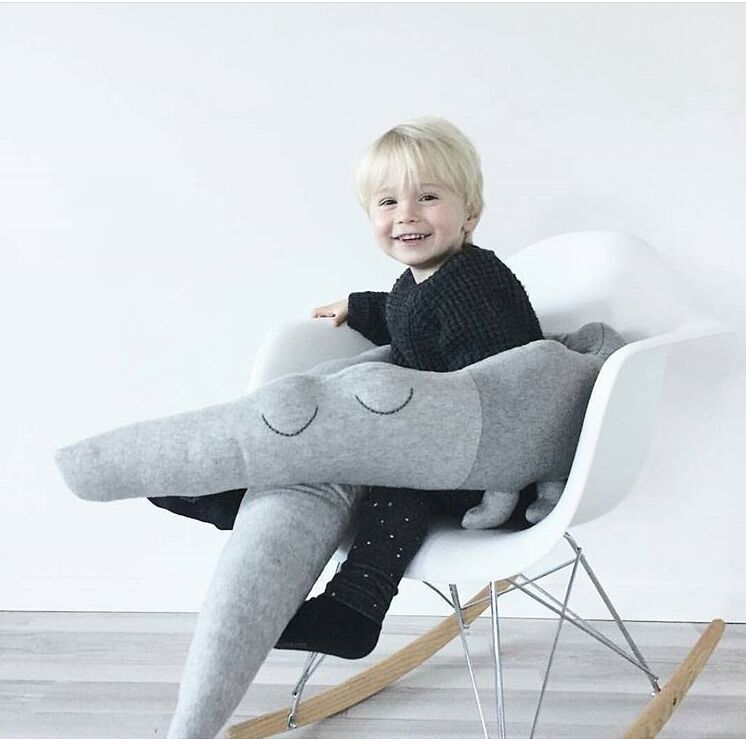Crocodile Plush Pillow for Cozy Nursery Bed Decor