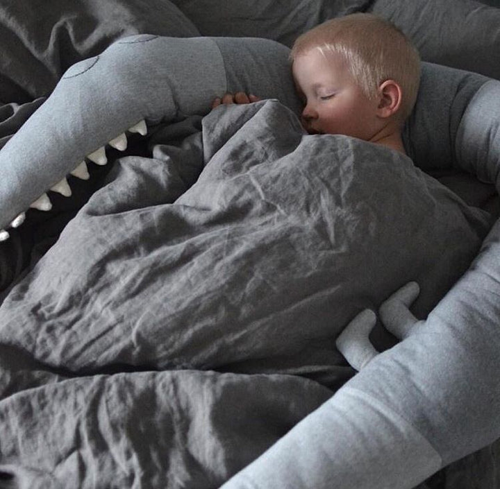 Crocodile Plush Pillow for Cozy Nursery Bed Decor