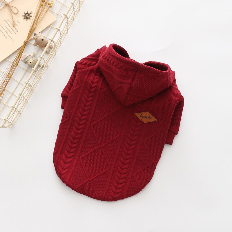Small Dog Sweater Cozy Knit Warmth for Pugs Outdoors