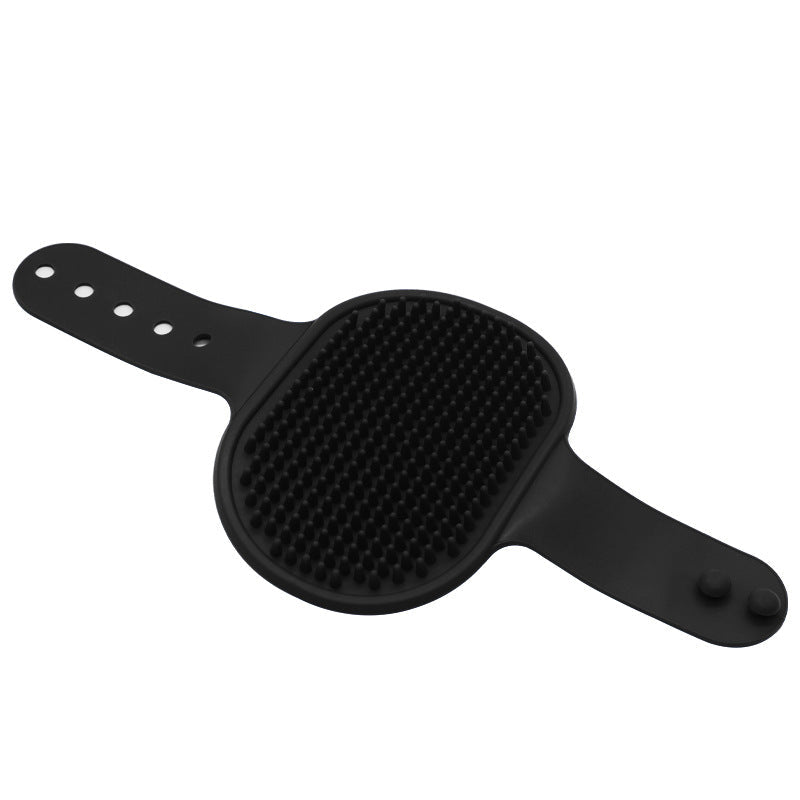 Silicone Pet Grooming Brush for Gentle Bath & Massage
