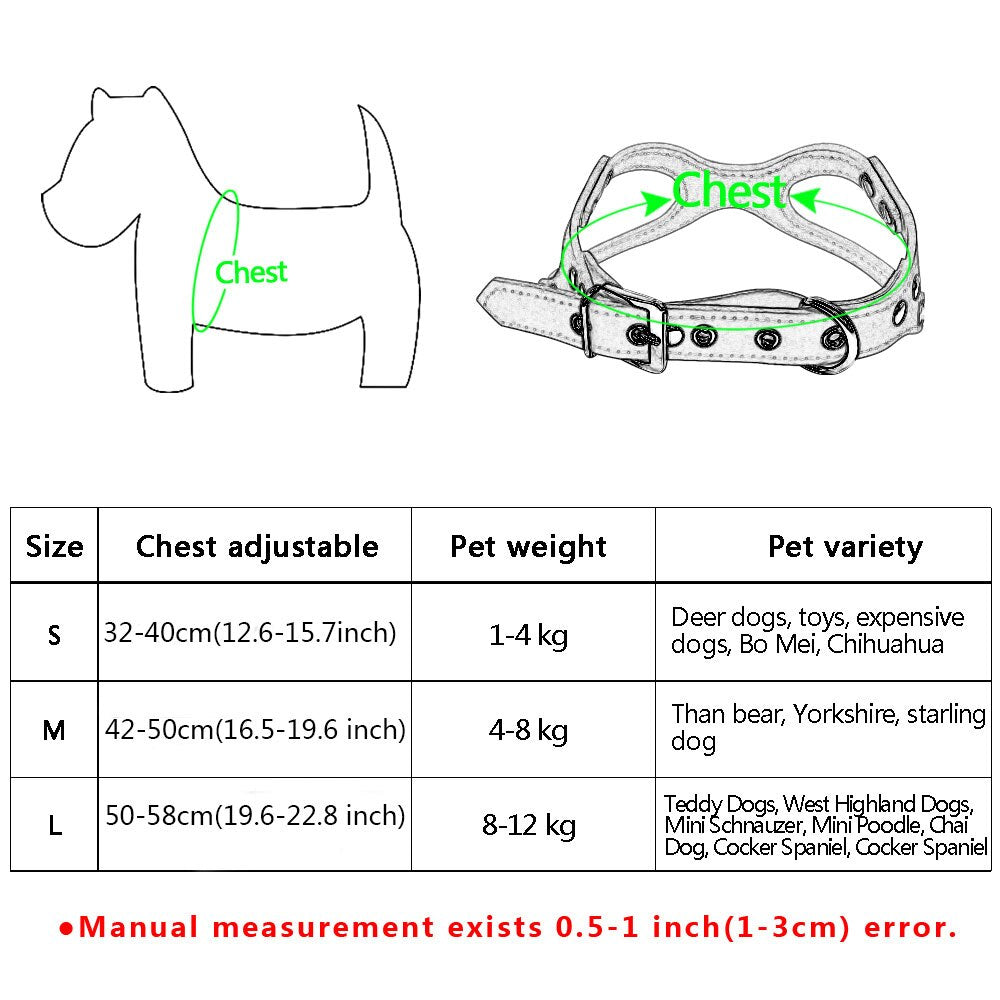 Small Dog & Cat Vest Harness for Comfy, Secure Walks
