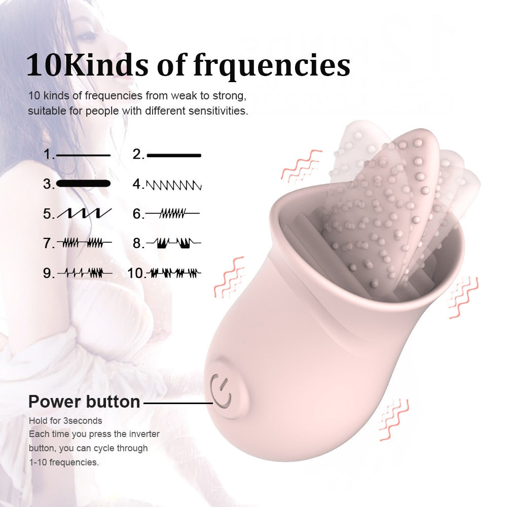 Mini Clitoral Vibrator with 10 Vibration Frequencies
