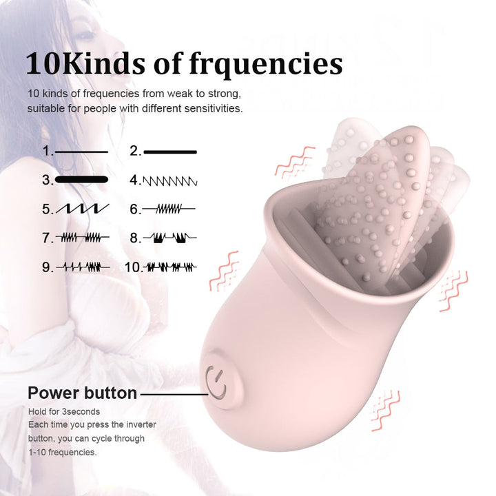 Mini Clitoral Vibrator with 10 Vibration Frequencies