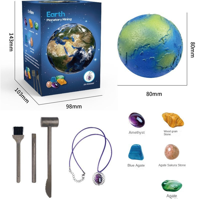 Solar System Excavation Toy: Gemstone Treasure Hunt