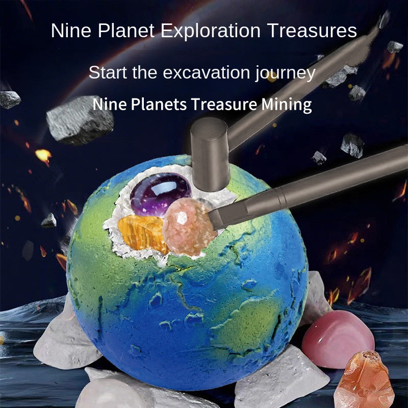Solar System Excavation Toy: Gemstone Treasure Hunt