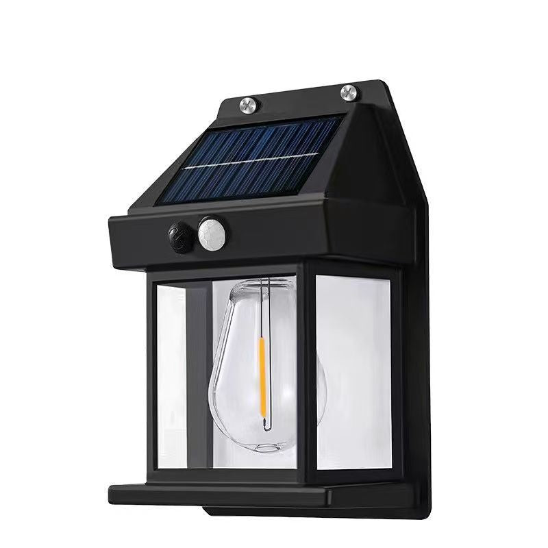 Solar Wall Light with Motion Sensor, Wireless Outdoor