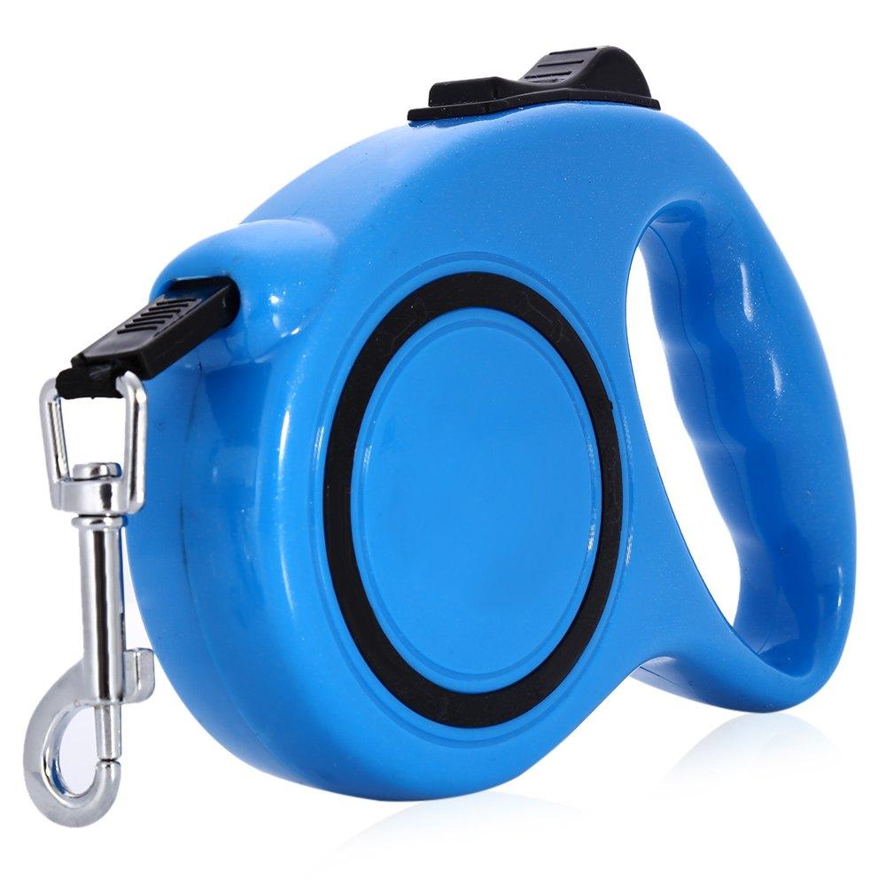 Retractable Dog Leash with One-Handed Lock, 3M or 5M