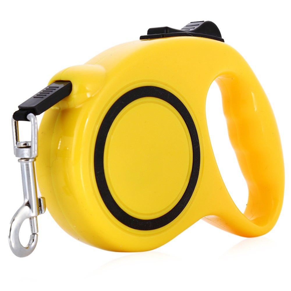 Retractable Dog Leash with One-Handed Lock, 3M or 5M