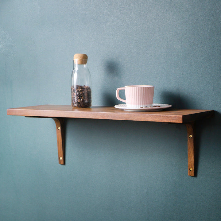 Wooden Wall Shelf Brackets for Warm, Stable Displays