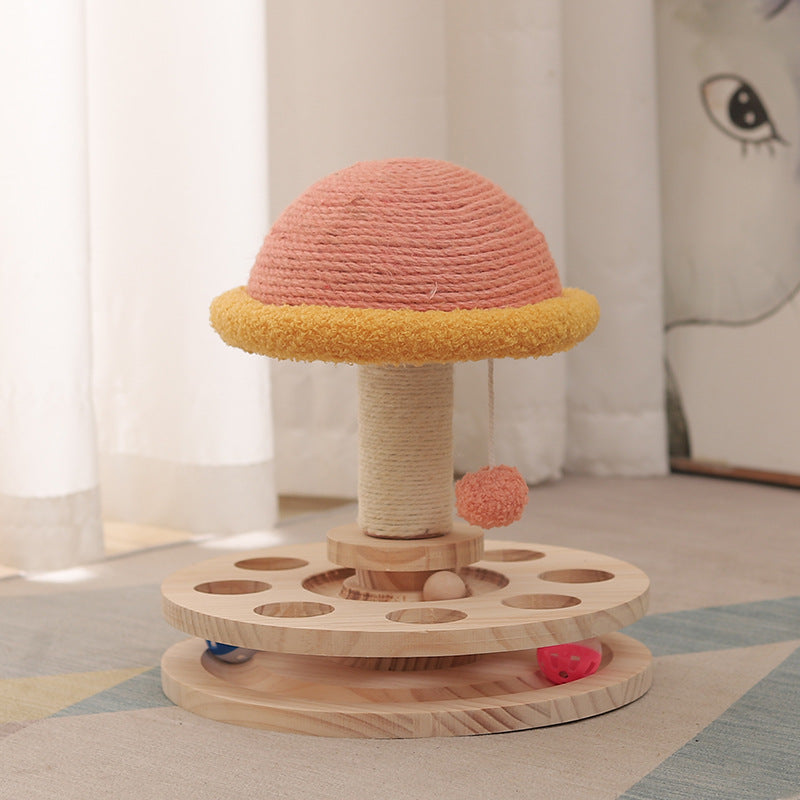 Wood Cat Scratching Toy for Daily Indoor Enrichment