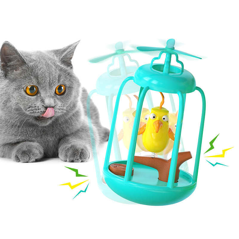 Interactive Cat Tumbler Toy Cage for Indoor Enrichment