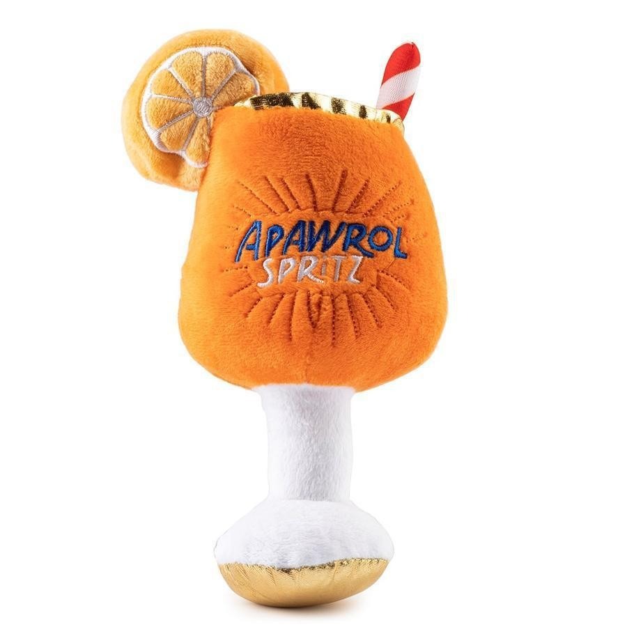 Soundmaking Wine Glass Plush Toy for Engaging Pet Play