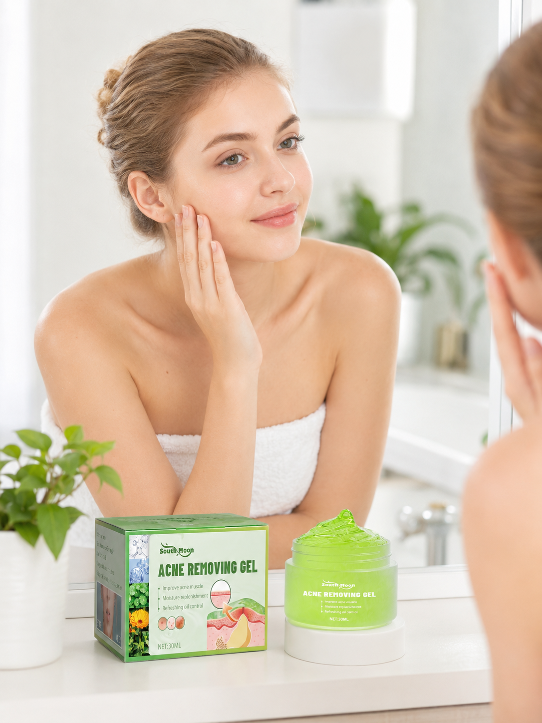 Acne Removing Gel — Clears Spots, Controls Oil, Hydrates