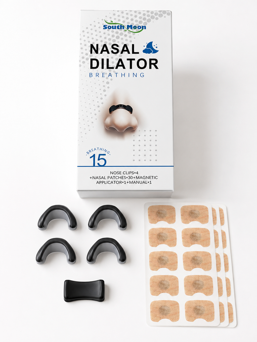 Anti-Snoring Nasal Clip & Patch Kit — Quieter Sleep Tonight