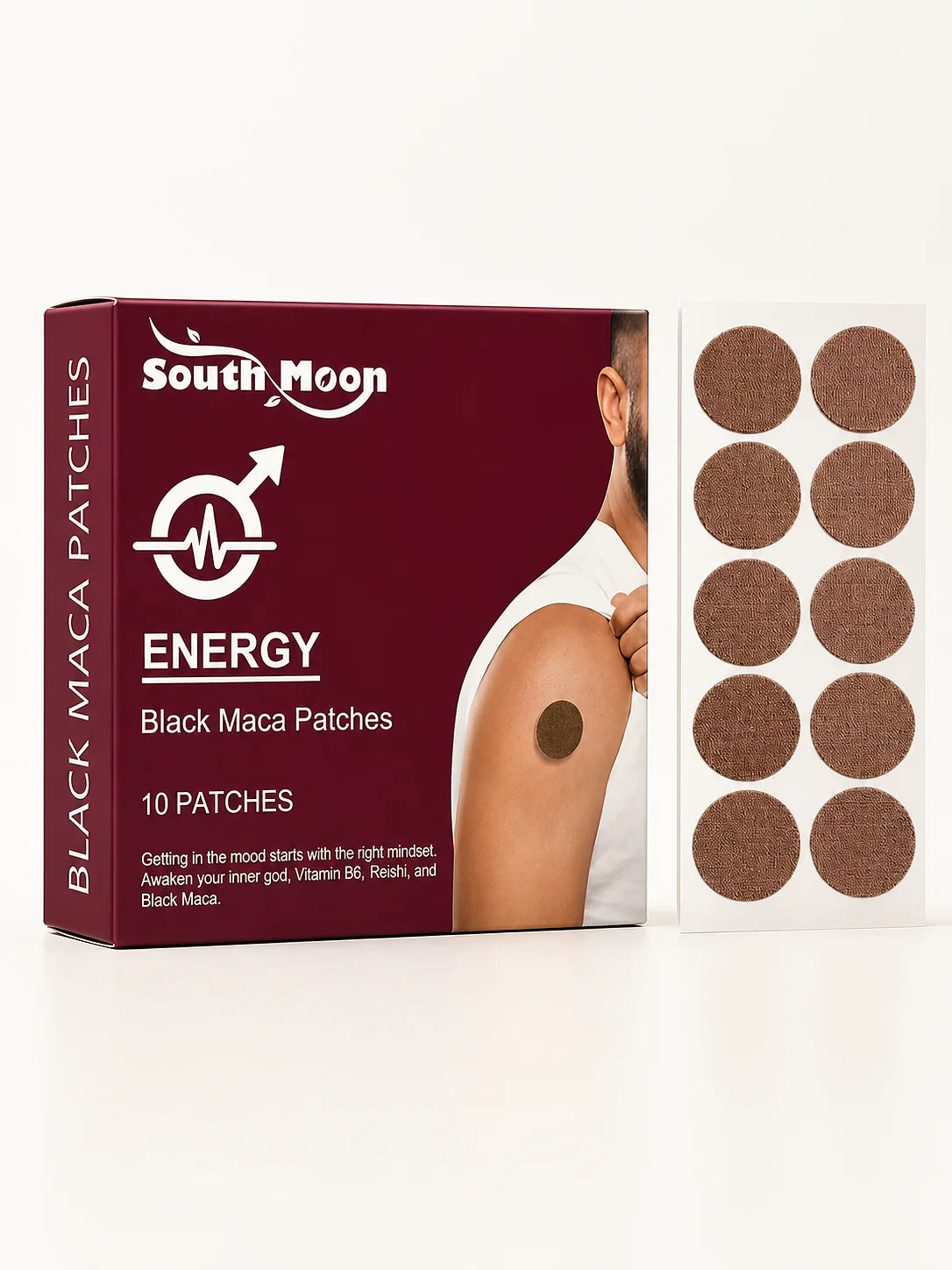 South Moon Black Maca Energy Patch – 10ct Vitality Patches