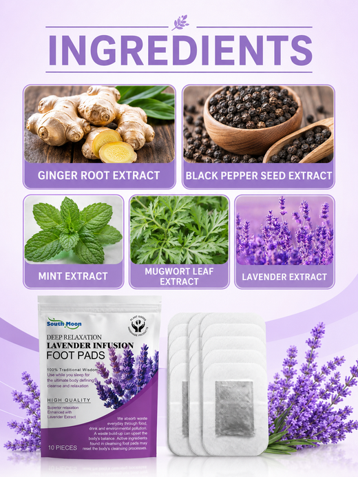 Lavender Foot Care Pad — Softer, Cleaner Feet Overnight