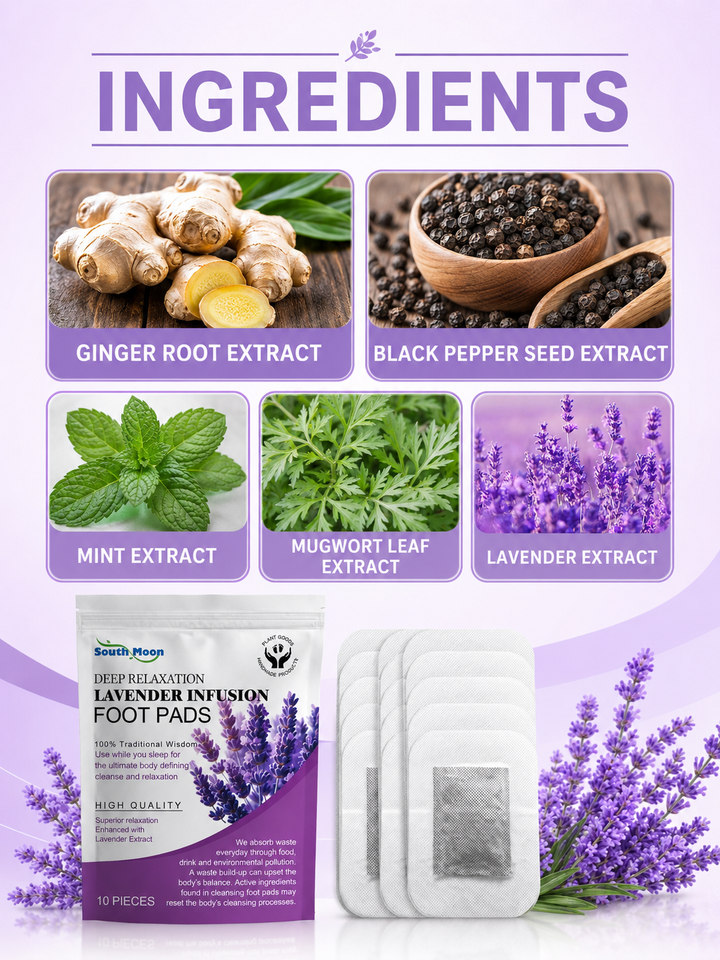 Lavender Foot Care Pad — Softer, Cleaner Feet Overnight