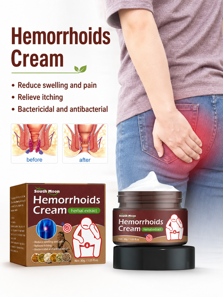 Hemorrhoid Soothing Cream — Gentle Herbal Pain & Itch Relief