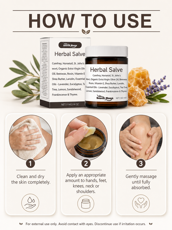 South Moon Herbal Joint Cream — Natural Pain Relief