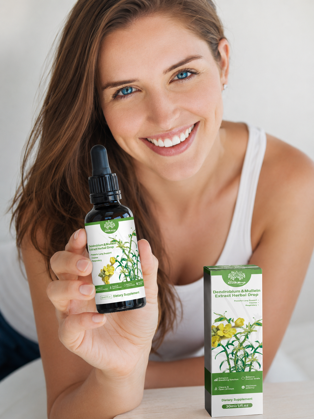 Herbal Lung Support Drops — Dendrobium & Mullein | 30ml