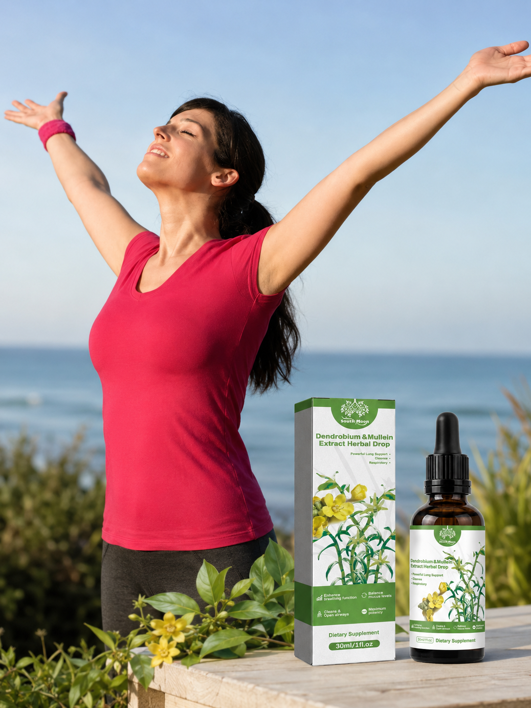 Herbal Lung Support Drops — Dendrobium & Mullein | 30ml
