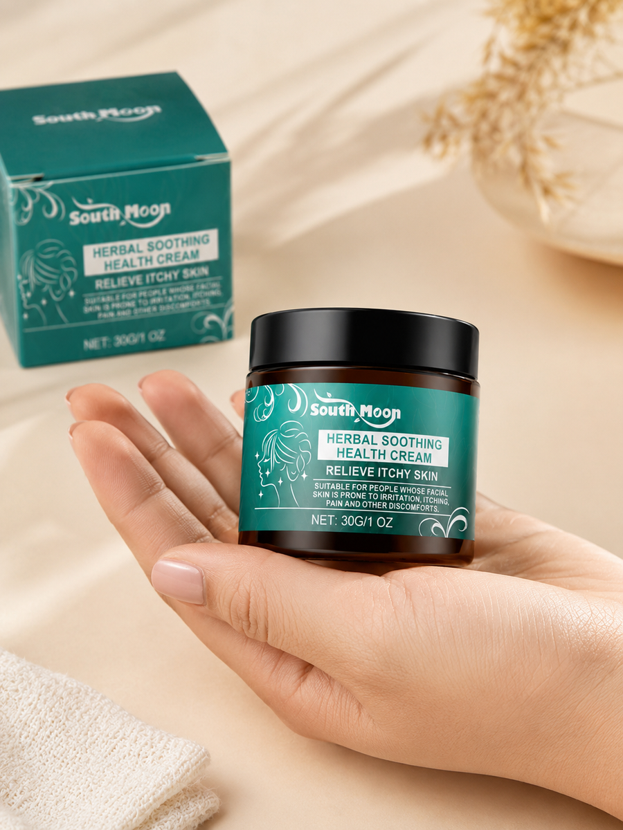 South Moon Herbal Face & Body Cream — Soothing Dry Skin Relief